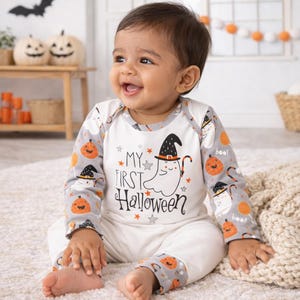 Baby Halloween Outfit - My First Halloween - Bamboo Cotton - Girl, Boy, Unisex