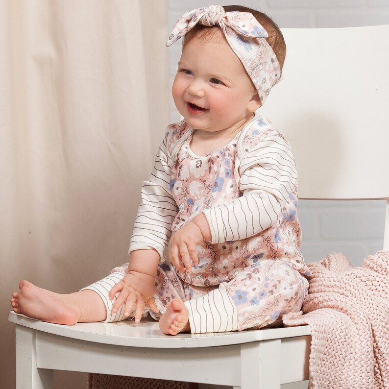 baby girl floral romper