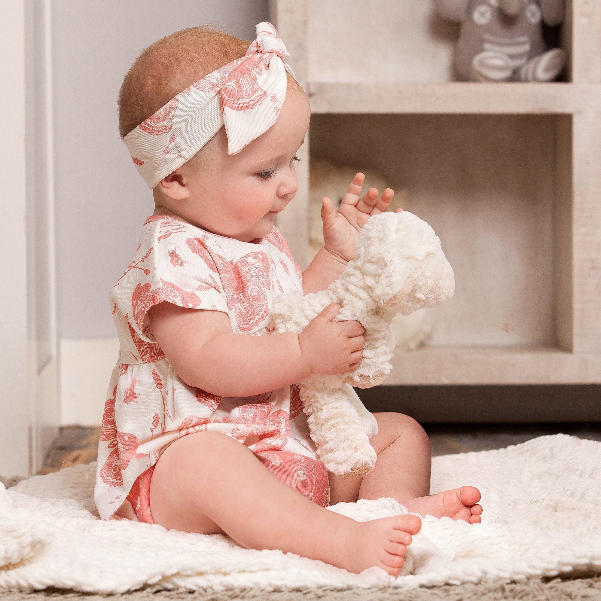 Baby Girl 2Pc Outfit Butterflies Baby Girl Top & Shorts Set Etsy