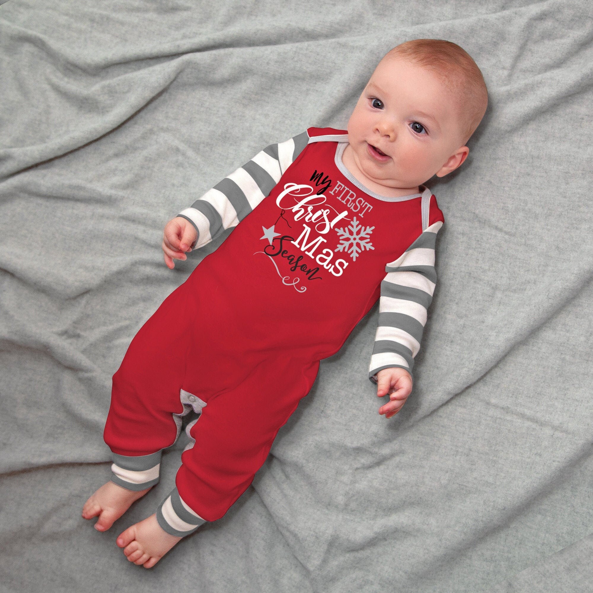 infant christmas romper