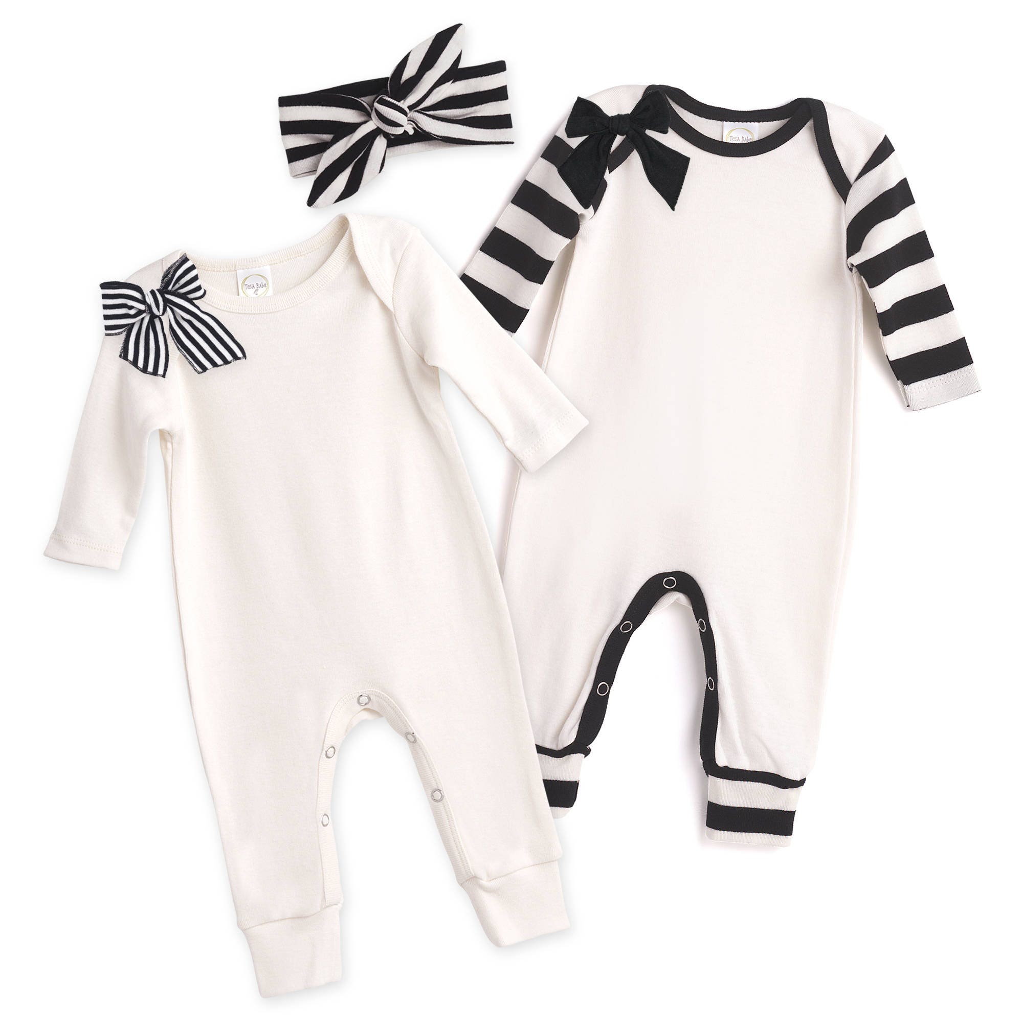 white newborn take home outfit