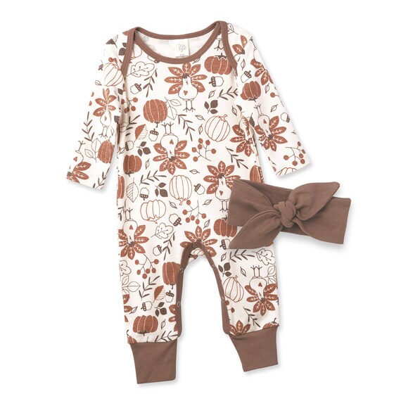 Baby Girl Thanksgiving Outfit First Thanksgiving Romper Baby