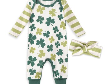 Baby Mädchen Kleeblatt Outfit Irish Baby Strampler St. - Etsy Österreich