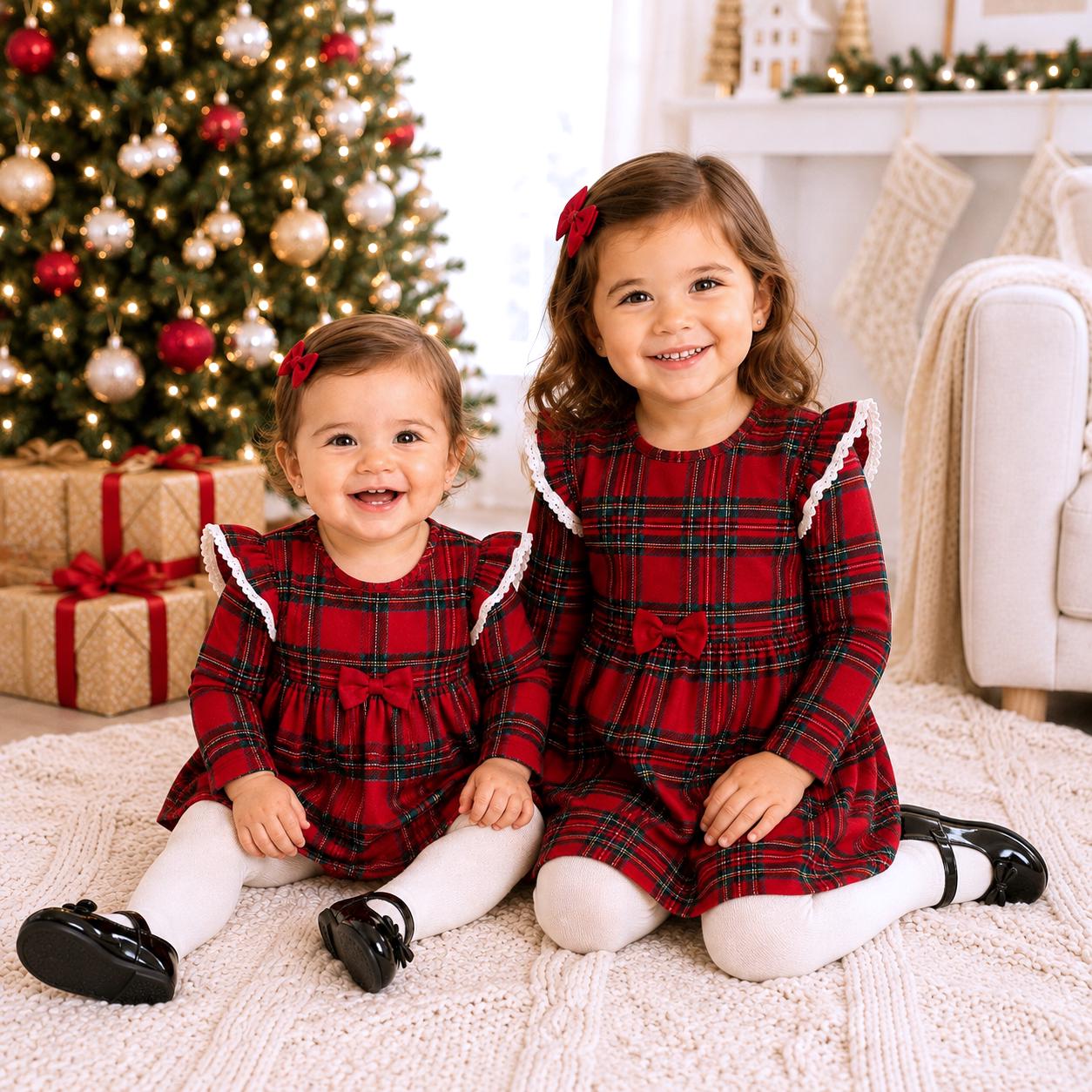 Matching Christmas Outfits for Sisters