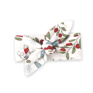 Baby Girl Christmas Headband - Ultra Soft Bamboo Blend