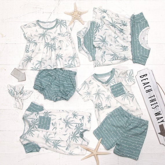 tropical baby girl outfit