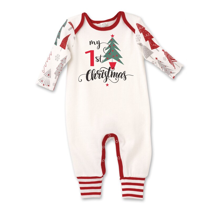 Christmas Baby Romper Newborn Boy Girl 1st Christmas Outfit - Etsy