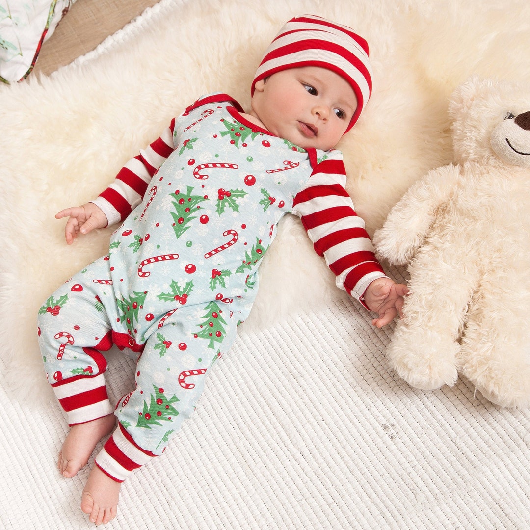 Weihnachten Baby Strampler Säugling Urlaub Weihnachten Candy Etsy
