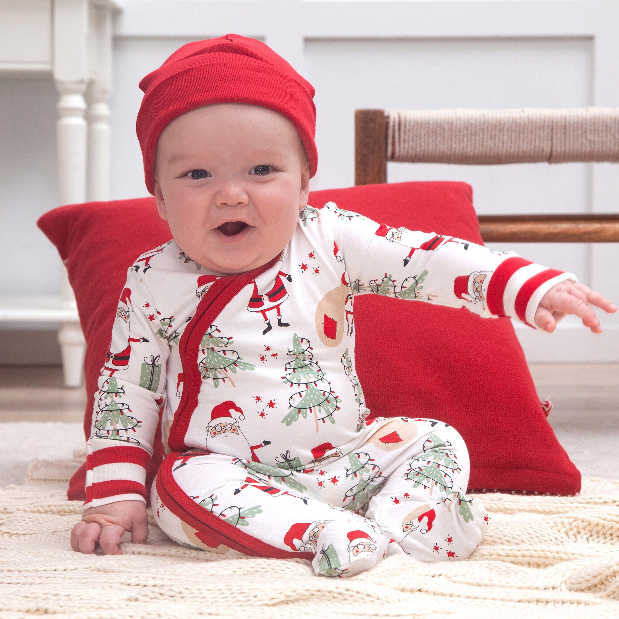 Pijama recién nacido niña, ideal para primeros días del hospital - Bamboo