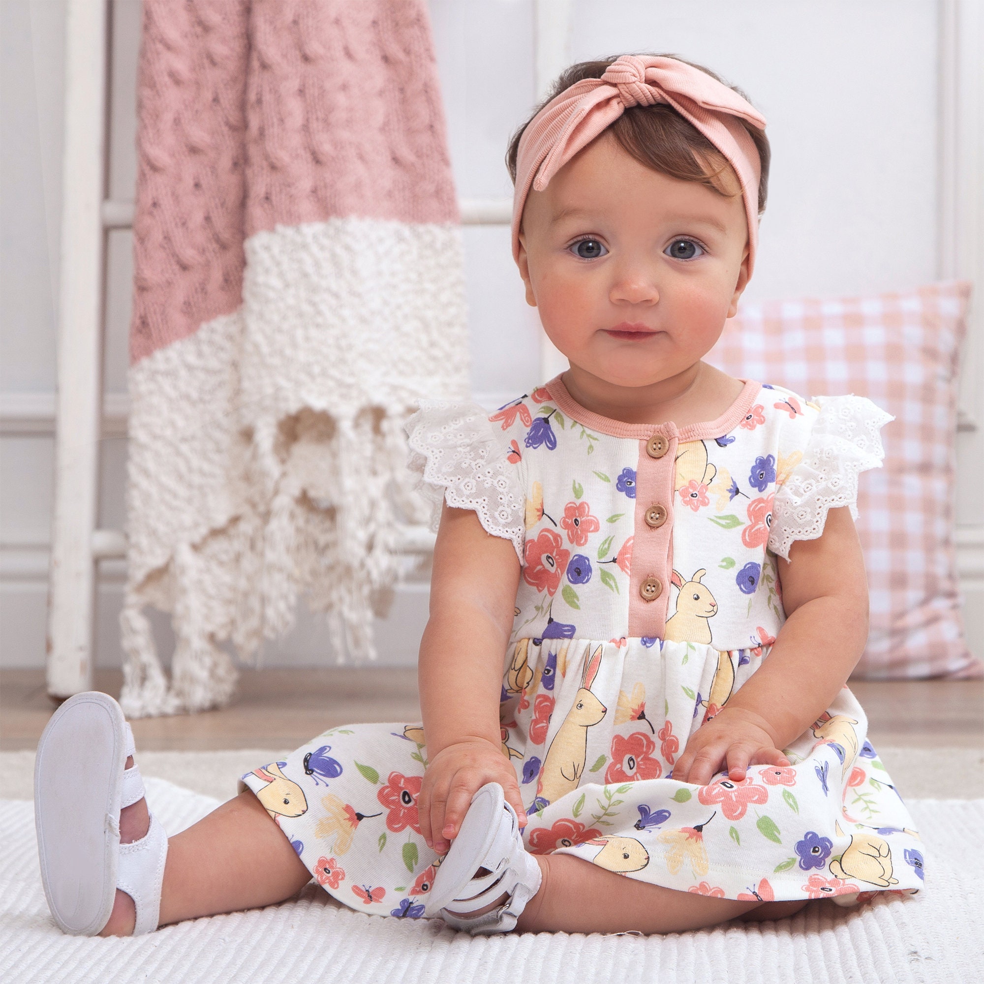 Vestidos Baby Colors para Bebé Niña 4 Piezas