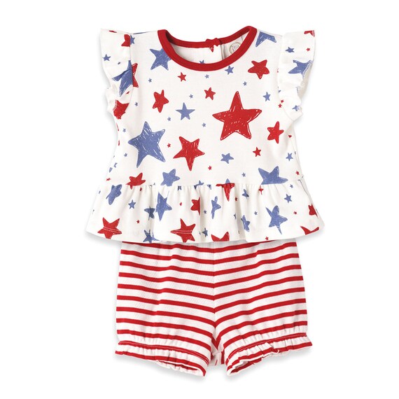 Baby Girl Outfits Baby Tops Bottoms Patriotic Baby First 4th of