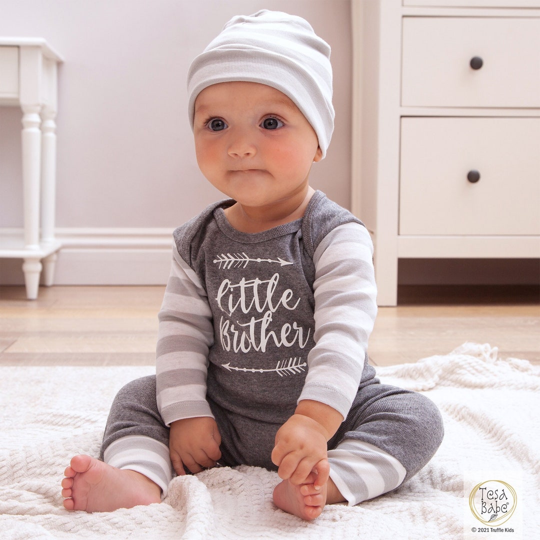 Baby Boy Little Brother Coming Home Outfit, Baby Brother, Newborn Boy