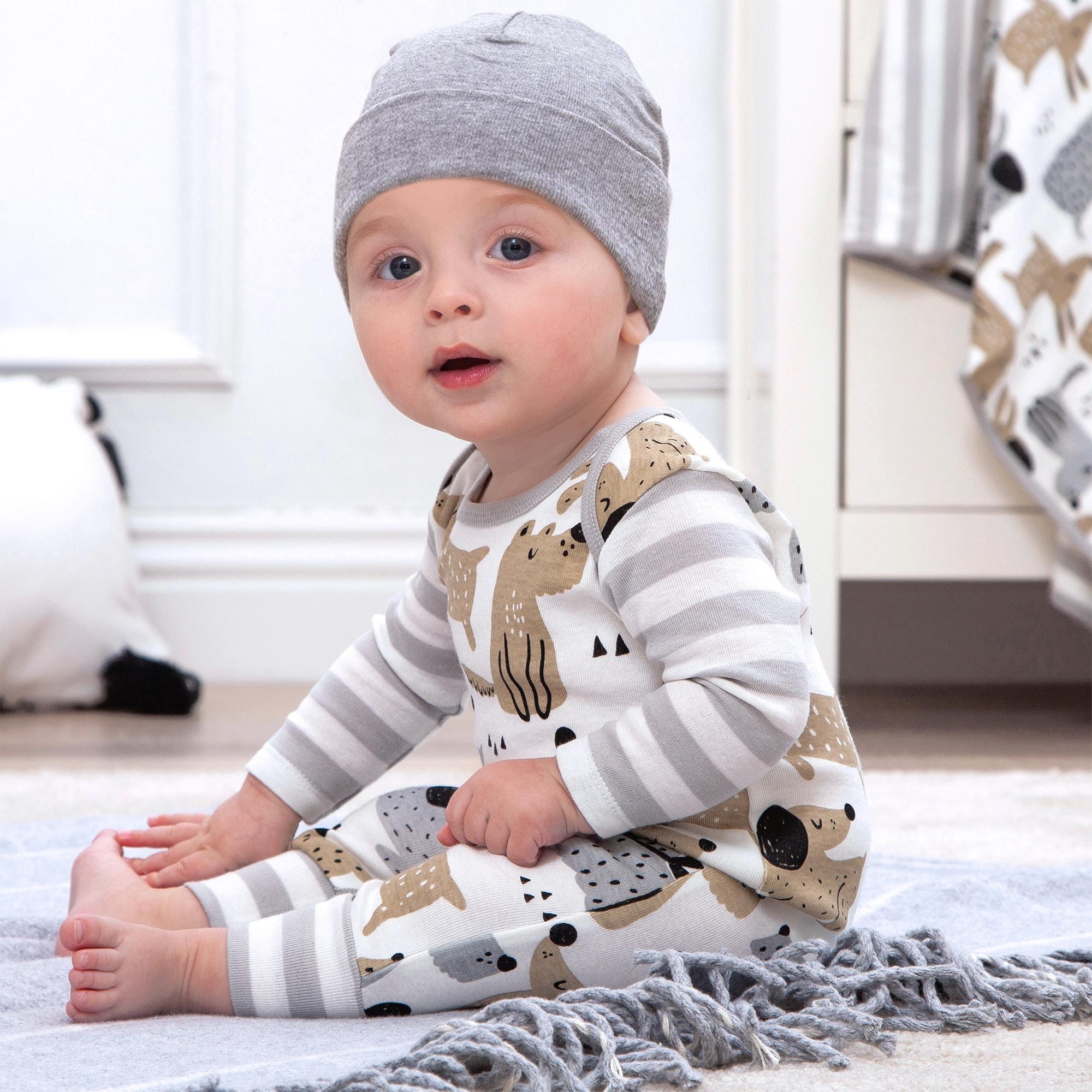 Puppy Dog Baby Boy Romper Soft & Cozy Infant Animal Boy Clothes for Newborns Cute Baby Shower Gift  Adopt a Pet Inspired Coming Home Outfit