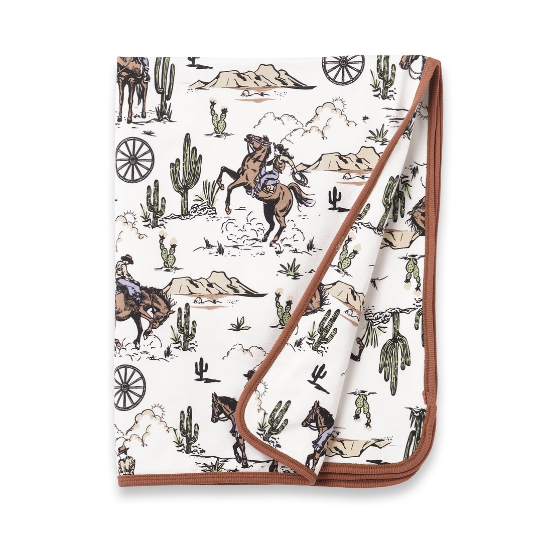 Tesa Babe Cowboy Stroller Blanket