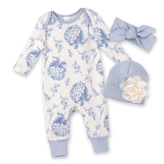 baby girl floral outfit