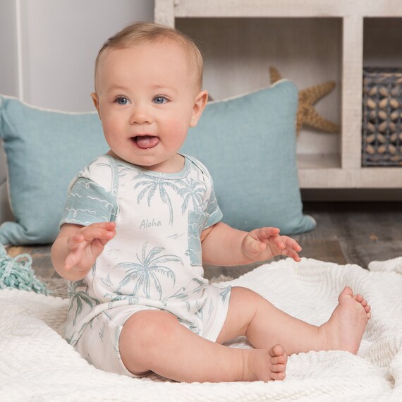 tropical baby outfit