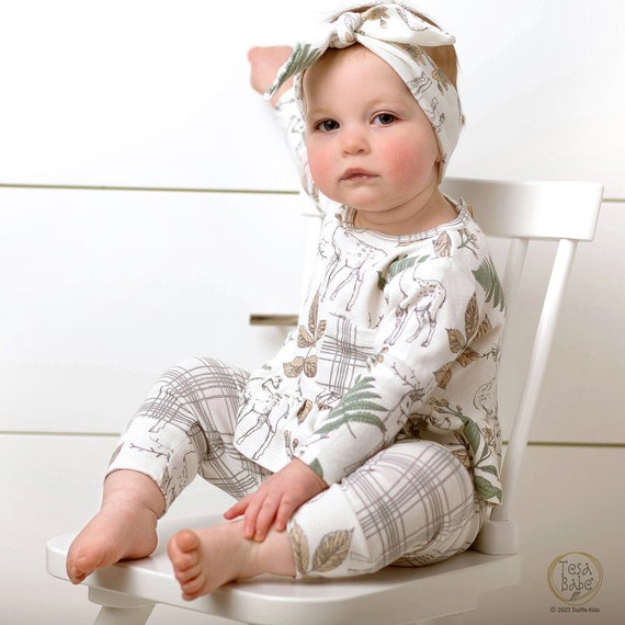 90cm Newborn Infant Baby Girl Clothes Bunny T-shirt Pants Hat Outfit Pretty 