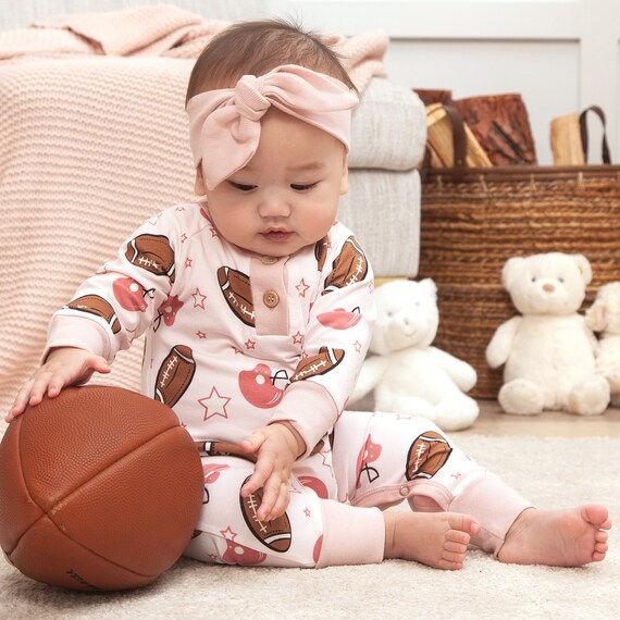 Little Bear bow-detail cotton-knit romper - White