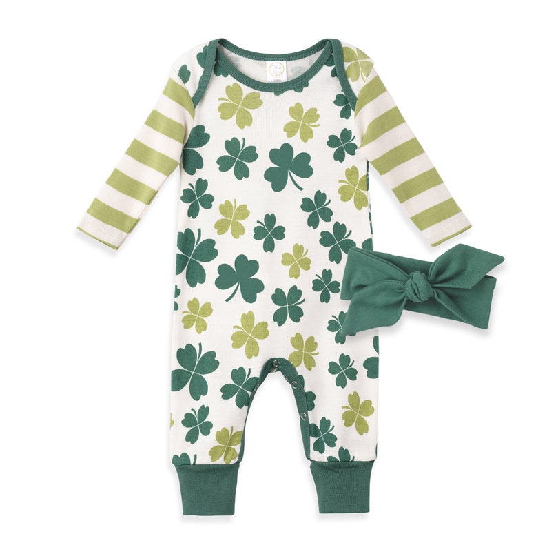 Baby Girl St. Patrick's Day Outfit Irish Baby Romper