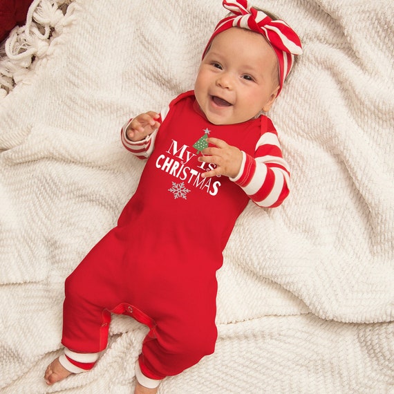 girls christmas romper