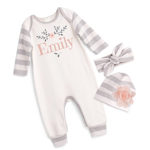 newborn girl personalized outfits