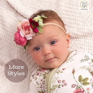 Baby Girl Headbands, Newborn Headband Bow, Newborn Baby Head Wrap, Toddler Headband, Baby Girl Clothes