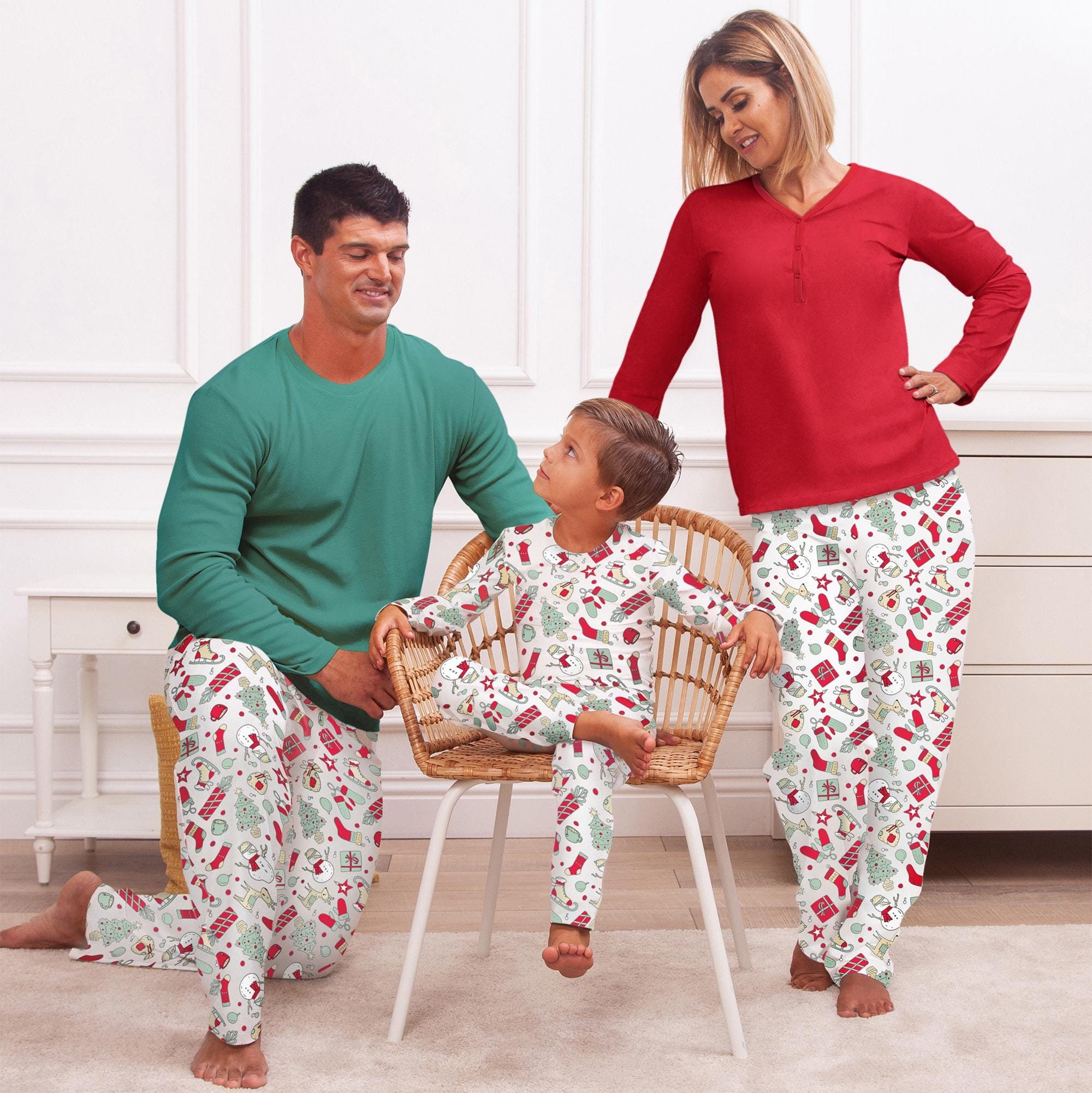 Family Pajamas Cotton Etsy Canada