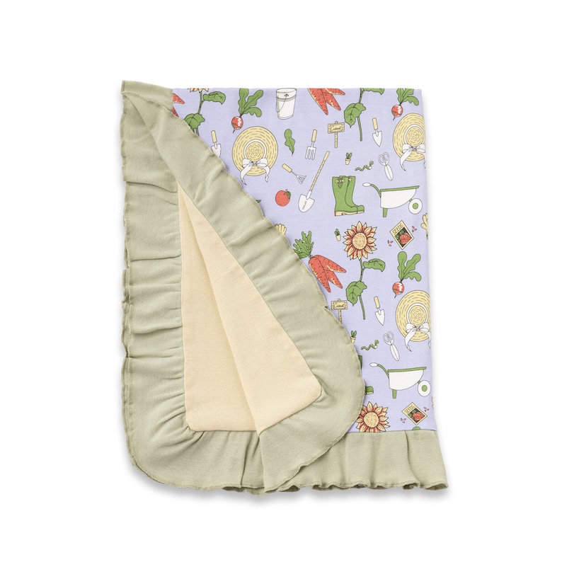 Baby Girl Blanket Bamboo Cotton Stroller Blanket Urban Etsy