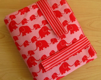 Changing mat - mobile changing mat - elephants - waterproof on request / mobile changing mat