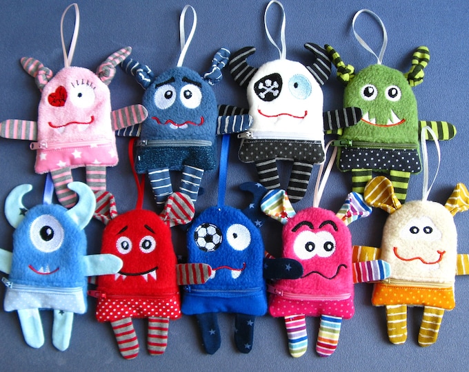 JUKOTA Positive Kacka Puppe - Gestrickte Glücksbringer Mit Motivationskarte