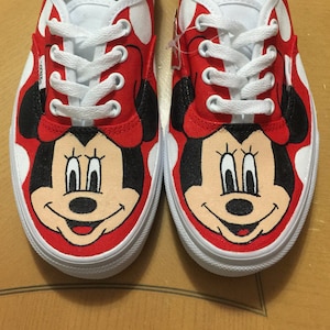 Minnie Mouse Polka Dot Adult Shoes