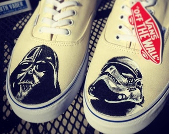 Star Wars Custom Vans Darth Vader & Stromtrooper Shoes