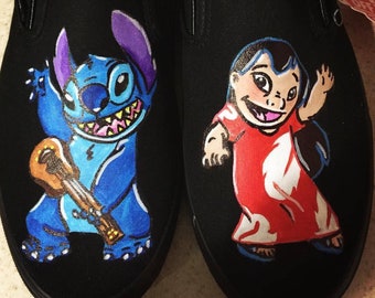 Lilo & Stitch Custom Vans Shoes Adult