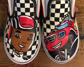 Blaze & The Monster Machines Custom Vans Toddler Shoes