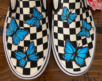 Butterfly Vans Adult Custom Shoes