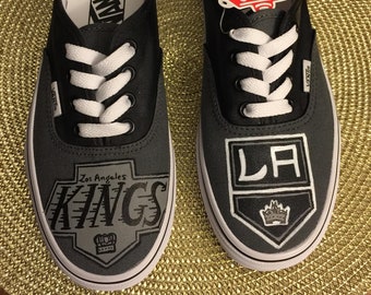 LA Kings Adult Custom VANS Shoes