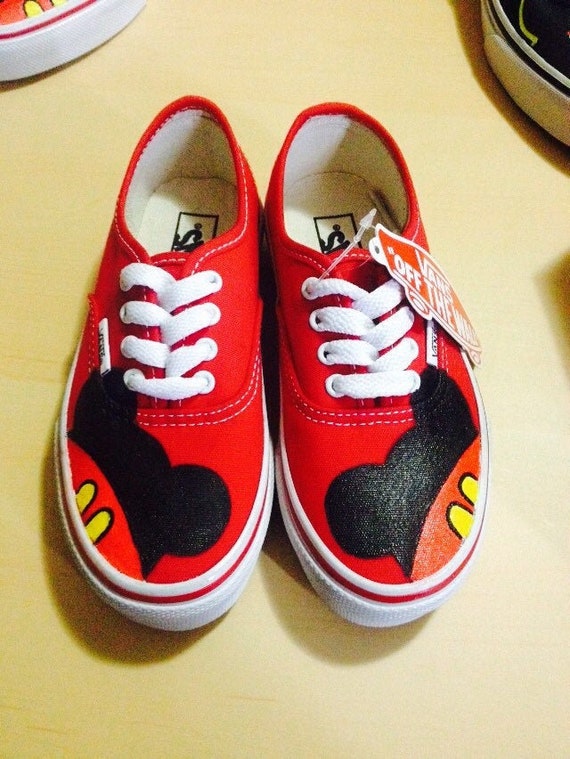 custom mickey mouse vans