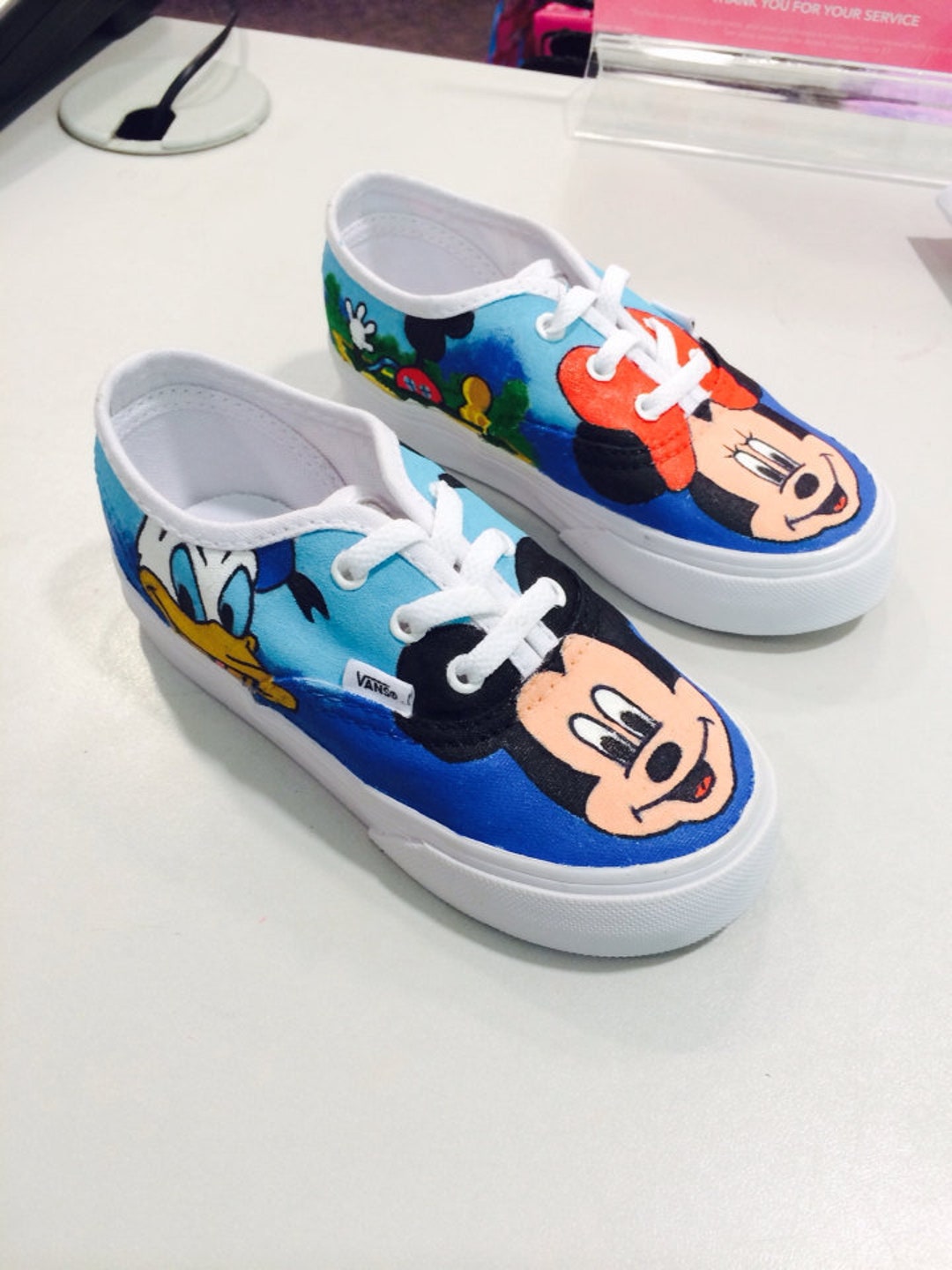 Waarschijnlijk Arne Om toestemming te geven Mickey and Friends Custom VANS Toddler Shoes - Etsy