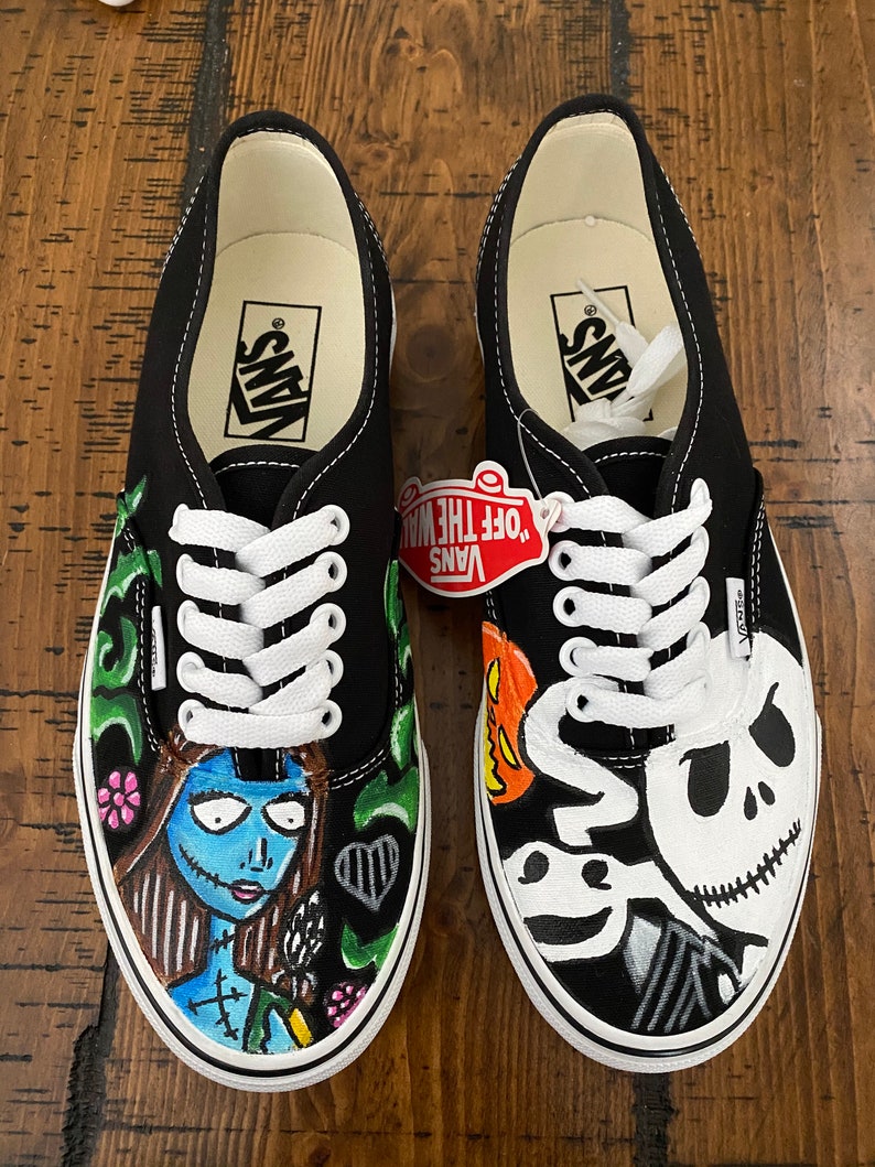 Nightmare Before Christmas Adult Custom VANS Shoes Etsy