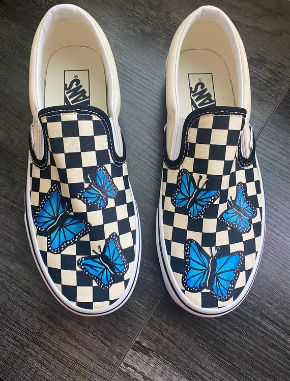 Butterfly Vans Adult Custom Shoes