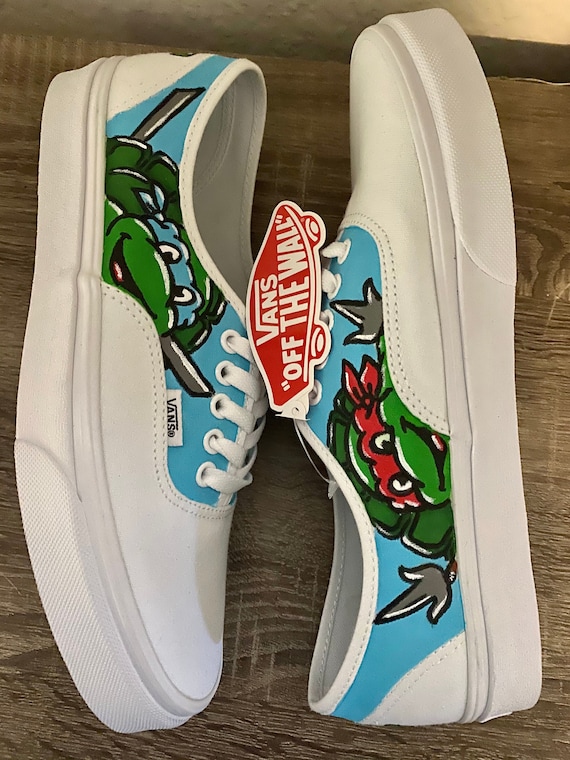 TMNT Custom Vans - Adult - Etsy