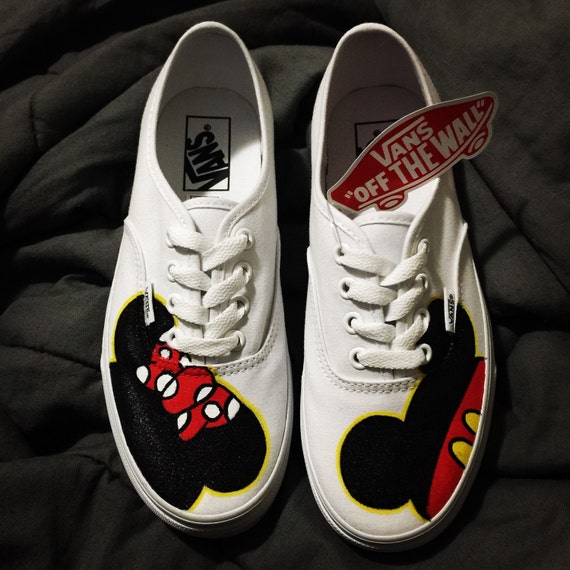 Mickey \u0026 Minnie Adult Custom VANS Shoes 