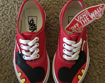 Mickey Mouse Toddler Custom VANS Shoes