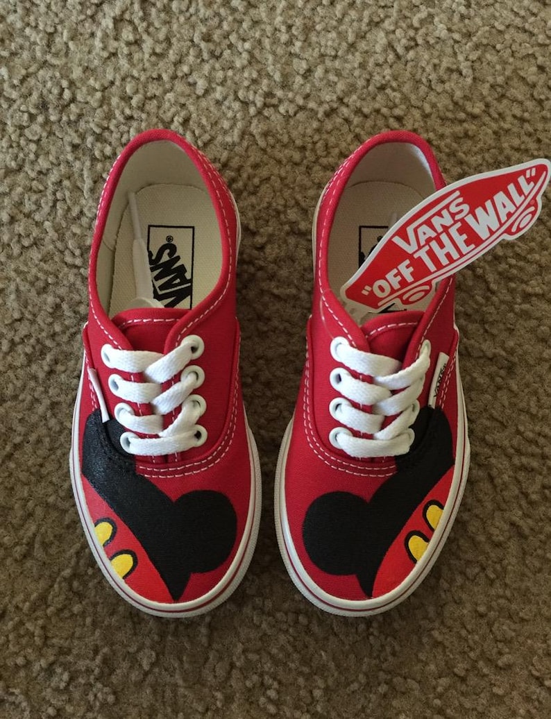 Mickey Mouse Toddler Custom VANS Shoes Bild 1