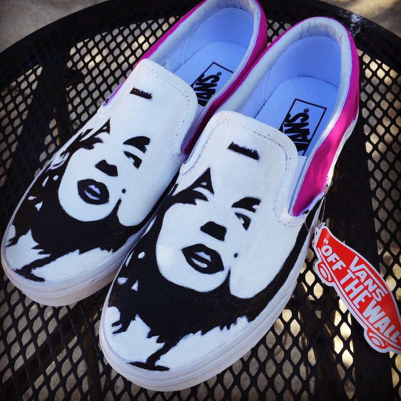 Marilyn Monroe Adult Custom Vans Shoes image 1