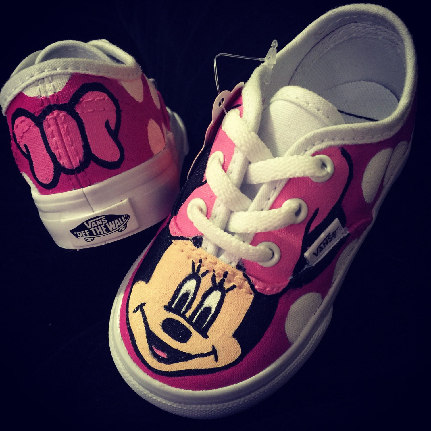 minnie mouse vans with bow