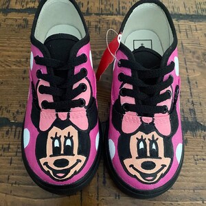 Minnie Mouse Custom Toddler VANS Shoes zdjęcie 2