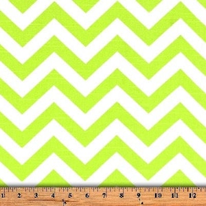 CLEARANCE. Kiwi Green Chevron  Fabric, Chevron print fabric, Green Home decor fabric. Fabric by yard. Home decor fabric.