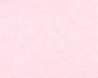 May include: A pale pink fabric with a subtle textured pattern. The fabric has a smooth, soft feel and is perfect for a variety of sewing projects.