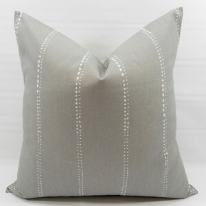 Carlo Grey  Pillow Cover. Storm Grey and white In Carlo  Print  Pillow cover . Pillow Case. 1 piece.  cotton. Select your size